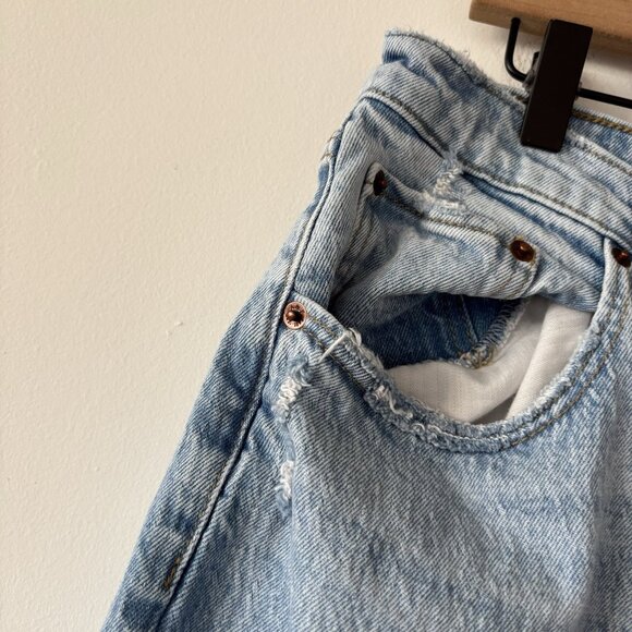 Abercrombie & Fitch Women's The 90s Straight Ultra High Rise Jean Size 33/16 L - Picture 14 of 16